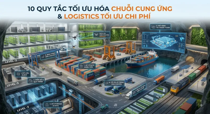 10 Quy Tắc Tối Ưu Hóa Chuỗi Cung Ứng & Logistics Doanh Nghiệp Cần Nắm Rõ