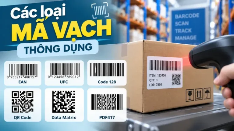 Các loại mã vạch thông dụng và cách lựa chọn phù hợp