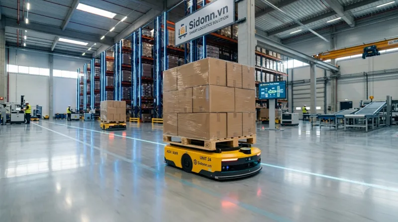 Các loại xe tự hành AGV/AMR phổ biến