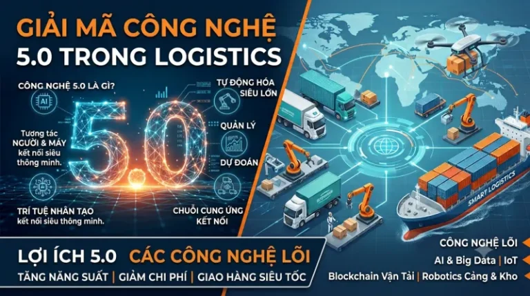 Công nghệ 5.0 là gì? Xung nhịp mới cho ngành Logistics
