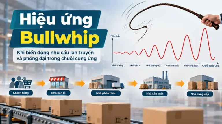 Hiệu ứng Bullwhip: Nguyên nhân, tác động và cách giảm
