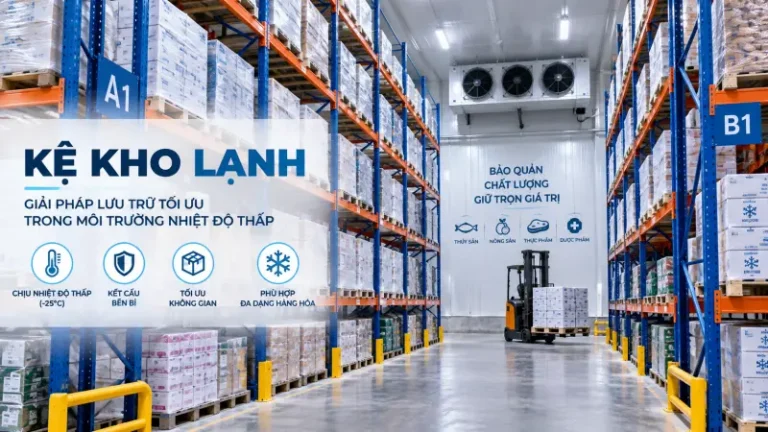 Kệ kho lạnh: Giải pháp lưu trữ tối ưu cho kho đông