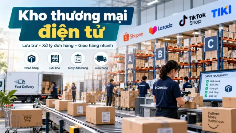 Kho thương mại điện tử: Mô hình, quy trình và giải pháp