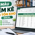 Mẫu kiểm kê hàng tồn kho Excel