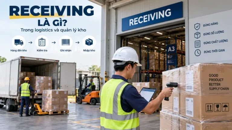 Receiving là gì? Quy trình tiếp nhận hàng trong kho