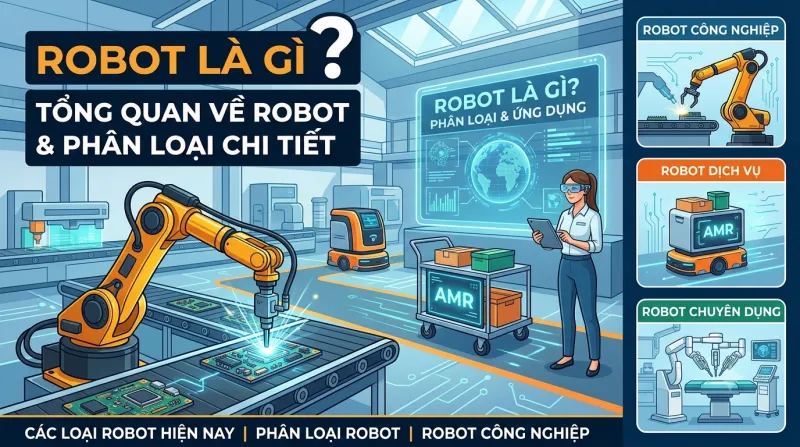 Robot là gì? Cấu tạo và nguyên lý hoạt động