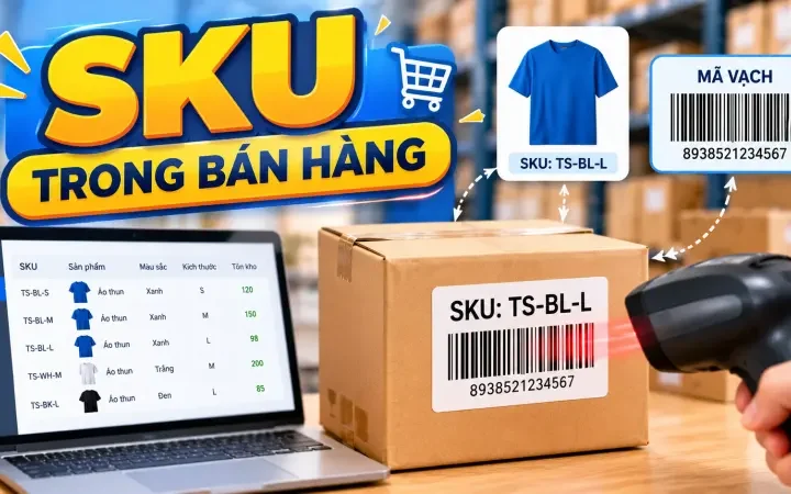 SKU trong bán hàng