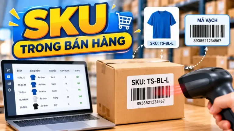 SKU trong bán hàng: Cách tạo và quản lý mã hàng hiệu quả