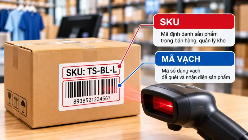 SKU và mã vạch
