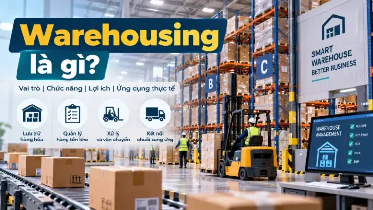 Warehousing là gì? Khái niệm, chức năng và công nghệ kho